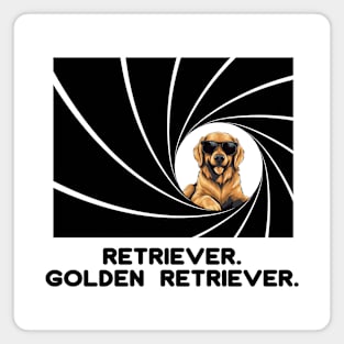 Retriever. Golden Retriever. Magnet